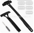 Men's Back Shaver — Foldable Three-Head Blade
