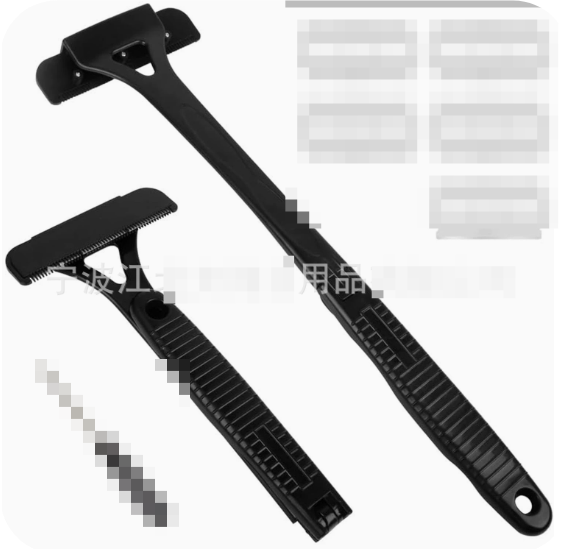 Men's Back Shaver — Foldable Three-Head Blade